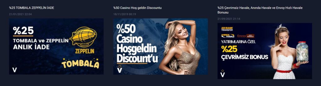 vegabet hoş geldin bonusu